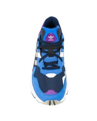 Chaussures de sport bleues adidas
