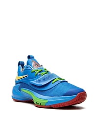 Chaussures de sport bleues Nike