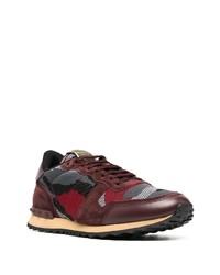 Chaussures de sport bordeaux Valentino Garavani