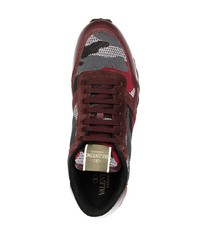 Chaussures de sport bordeaux Valentino Garavani