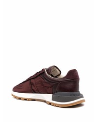 Chaussures de sport bordeaux Maison Margiela