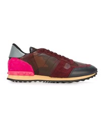 Chaussures de sport bordeaux Valentino Garavani