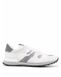 Chaussures de sport camouflage blanches Valentino Garavani