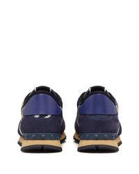 Chaussures de sport camouflage bleu marine Valentino Garavani