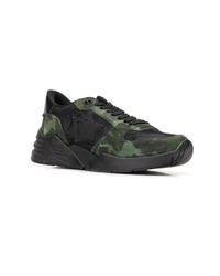 Chaussures de sport camouflage noires atlantic stars