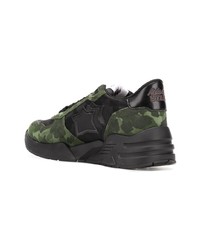 Chaussures de sport camouflage noires atlantic stars