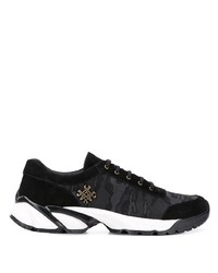 Chaussures de sport camouflage noires Mr & Mrs Italy