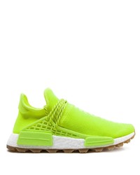 Chaussures de sport chartreuses Adidas By Pharrell Williams