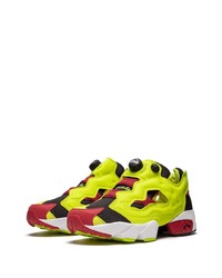 Chaussures de sport chartreuses Reebok