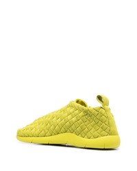 Chaussures de sport chartreuses Bottega Veneta