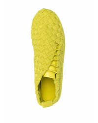 Chaussures de sport chartreuses Bottega Veneta