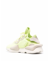 Chaussures de sport chartreuses Y-3