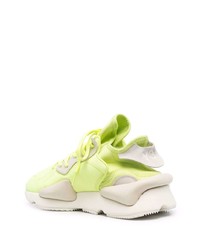 Chaussures de sport chartreuses Y-3