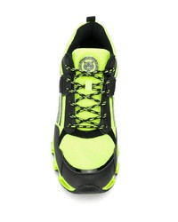 Chaussures de sport chartreuses Plein Sport