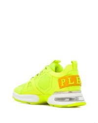 Chaussures de sport chartreuses Philipp Plein