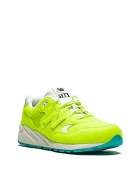 Chaussures de sport chartreuses New Balance