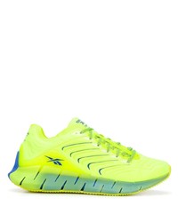 Chaussures de sport chartreuses Reebok