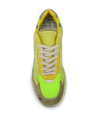Chaussures de sport chartreuses Premiata