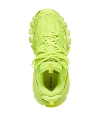 Chaussures de sport chartreuses Balenciaga