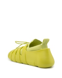 Chaussures de sport chartreuses Bottega Veneta
