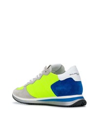 Chaussures de sport chartreuses Philippe Model Paris