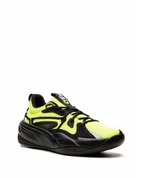 Chaussures de sport chartreuses Puma