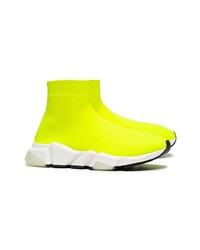 Chaussures de sport chartreuses Balenciaga