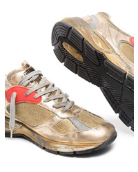 Chaussures de sport dorées Golden Goose