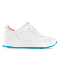 Chaussures de sport en cuir blanches Asics