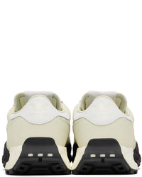 Chaussures de sport en cuir blanches adidas Originals