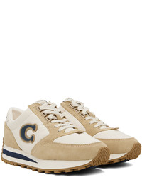 Chaussures de sport en cuir blanches Coach 1941