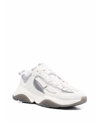 Chaussures de sport en cuir blanches Amiri