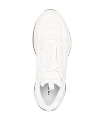 Chaussures de sport en cuir blanches Amiri