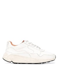 Chaussures de sport en cuir blanches Buttero