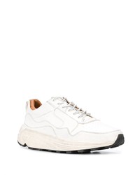 Chaussures de sport en cuir blanches Buttero