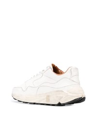 Chaussures de sport en cuir blanches Buttero