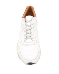 Chaussures de sport en cuir blanches Buttero