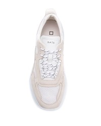 Chaussures de sport en cuir blanches D.A.T.E