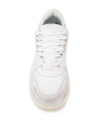 Chaussures de sport en cuir blanches White Premiata