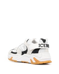 Chaussures de sport en cuir blanches Iceberg