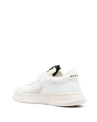 Chaussures de sport en cuir blanches RUN OF