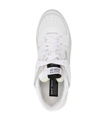 Chaussures de sport en cuir blanches RUN OF