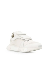 Chaussures de sport en cuir blanches adidas