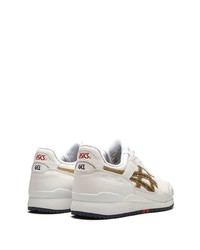 Chaussures de sport en cuir blanches Asics