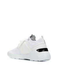 Chaussures de sport en cuir blanches Hogan