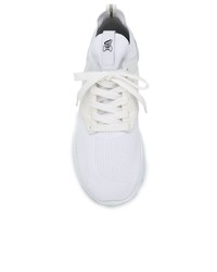 Chaussures de sport en cuir blanches Hogan