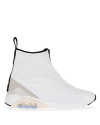 Chaussures de sport en cuir blanches Nike