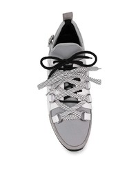 Chaussures de sport en cuir blanches DSQUARED2