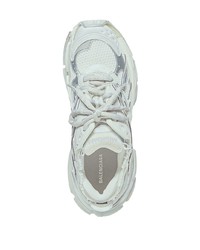 Chaussures de sport en cuir blanches Balenciaga