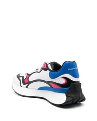 Chaussures de sport en cuir blanches Alexander McQueen